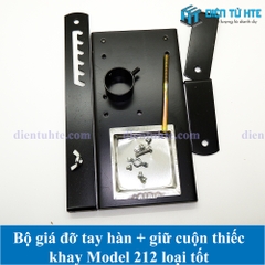 Bộ giá đỡ tay hàn + giữ cuộn thiếc + khay Model 212 loại tốt