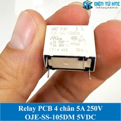 Relay TE OEG OJE-SS-105DM 5A 250V coil 5V 4 chân