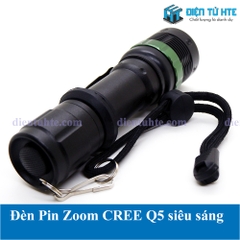 Đèn Pin Zoom mini CREE Q5 siêu sáng