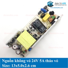 Board nguồn không vỏ 24V 5A tháo vỏ