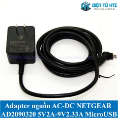 Adapter nguồn AC-DC QC NETGEAR AD2090320 5V 2A - 9V 2.33A Jack MicroUSB