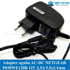 Adapter nguồn AC-DC NETGEAR P030WE120B 12V 2.5A Jack 5.5x2.1mm DC