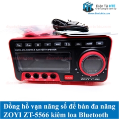 Đồng hồ vạn năng số để bàn kiêm loa Bluetooth ZOYI ZT-5566 19999 counts