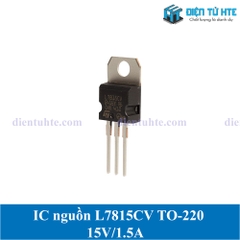 IC ổn áp nguồn 15V L7815CV 7815 chân cắm TO-220 loại tốt - 5 con