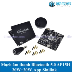 AP15H Mạch âm thanh Stereo Bluetooth 5.0 công suất 20Wx2 có app điều khiển Sinilink