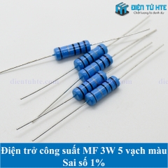 Điện trở MF 1% 3W 5 vạch màu