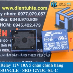 Relay 12V 10A 5 chân SRD-12VDC-SL-C