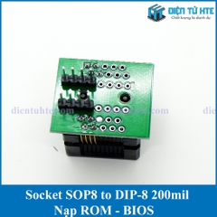 Socket - Đế chuyển SOP8 SOIC8 sang DIP8 nạp rom BIOS pitch 1.27mm