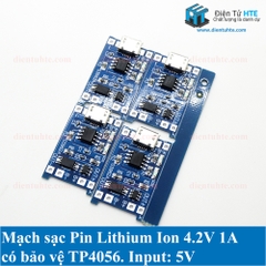 Mạch sạc Pin Lithium Ion 1A 4.2V TP4056 có bảo vệ