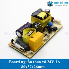 Board nguồn tháo vỏ 24V 1A 80x37x26mm