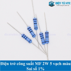 Điện trở MF 1% 2W 5 vạch màu 1R-470R