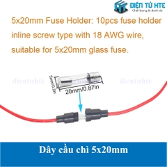 Dây cầu chì 5x20mm