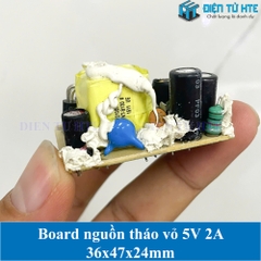 Board nguồn tháo vỏ 5V 2A 36x47x24mm loại tốt