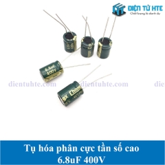 Tụ hóa tần số cao 6.8uF 400V 8x12mm 10x13mm