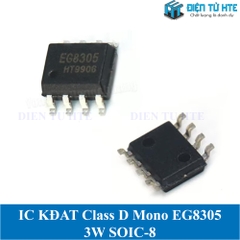 IC khuếch đại âm thanh Class D Mono 3W EG8305 SOIC8
