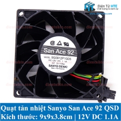 Quản tản nhiệt San Ace 92 9xx9xx38mm 12V 1.1A tháo máy