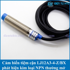 Cảm biến tiệm cận LJ12A3-4-Z/BX  phát hiện kim loại ngõ ra NPN thường mở