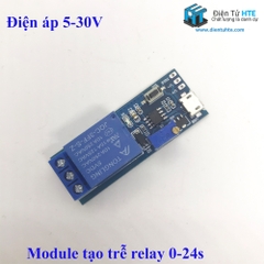 Mạch tạo trễ kích relay từ 0-24 giây XY-018
