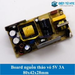 Board nguồn tháo vỏ 5V 3A 80x42x28mm