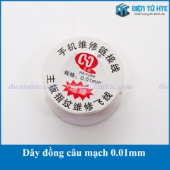 Dây đồng câu chân IC 0.01mm