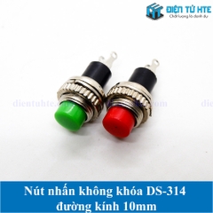Nút nhấn không khóa DS-314 đường kính 10mm