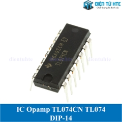 IC Opamp FET input TL074CN TL074 DIP-14 chính hãng