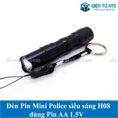 Đèn Pin mini siêu sáng H08 dùng Pin AA 1.5V