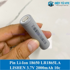 Pin Lithium Ion LS LR1865LA 18650 2000mAh xả 10c Xám chính hãng LISHEN