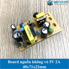 Board nguồn không vỏ 5V 2A 40x71x22mm New