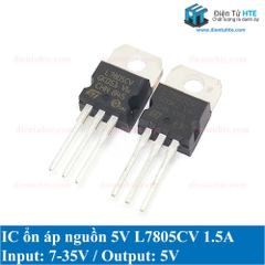 IC ổn áp nguồn L7805CV 5V 1.5A TO-220