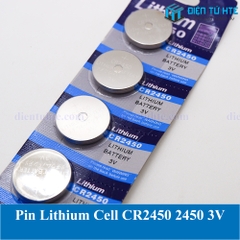 Pin Lithium Cell CR2450 2450 3V (trong vỉ)