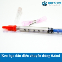 Keo bạc dẫn điện chuyên dùng 0.6ml kèm 3 đầu kim