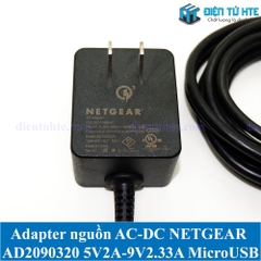 Adapter nguồn AC-DC QC NETGEAR AD2090320 5V 2A - 9V 2.33A Jack MicroUSB