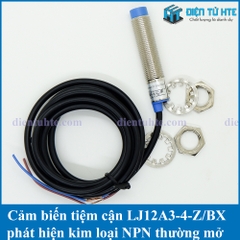 Cảm biến tiệm cận LJ12A3-4-Z/BX  phát hiện kim loại ngõ ra NPN thường mở