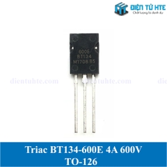 Triac BT134 BT134-600E 4A 600V chân cắm TO-126 loại tốt