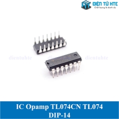 IC Opamp FET input TL074CN TL074 DIP-14 chính hãng
