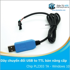 Dây chuyển đổi USB sang TTL PL2303 hỗ trợ WIN10