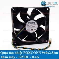 Quạt tản nhiệt FOXCONN 9x9x2.5cm 12V 0.4A - Tháo máy