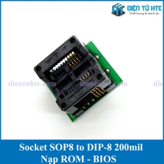 Socket - Đế chuyển SOP8 SOIC8 sang DIP8 nạp rom BIOS pitch 1.27mm