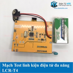 Mạch Test Linh Kiện Điện Tử Đa Năng LCR-T4 Kèm Pin - Có vỏ Mica