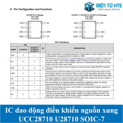 IC dao động điều khiển nguồn xung UCC28710 U28710 SOIC-7