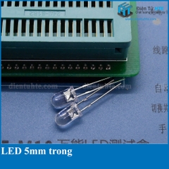 LED đơn F5 trong 5mm - màu vàng