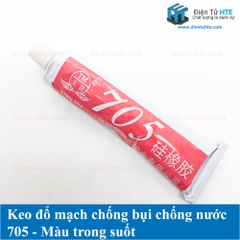 Keo phủ mạch cách điện chống ẩm bo mạch 705 trong suốt