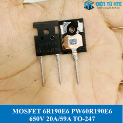 [THÁO MÁY] Mosfet kênh N N-Mosfet 6R190 6R190E6 IPW60R190E6 650V 20A/59A TO-247