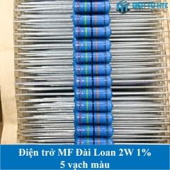 Điện trở MF Đài Loan 2W 5 vạch màu 1%