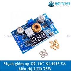 Mạch giảm áp DC-DC XL4015 5A hiển thị LED 75W