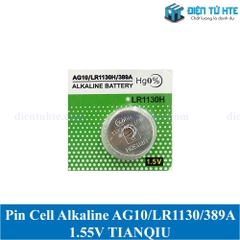 Pin TIANQIU LR1130 AG10 1.55V Alkaline (Trong vỉ)