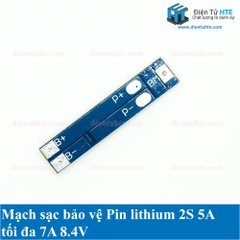 Mạch sạc xả bảo vệ Pin 2S 8.4V 5A max 7A