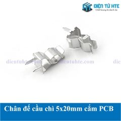 Đế cầu chì 5x20mm (chân sắt) lắp PCB