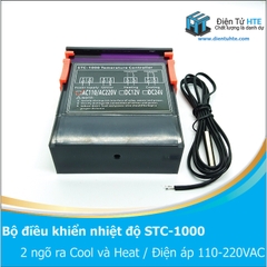 Bộ điều khiển nhiệt độ làm nóng và làm lạnh STC-1000